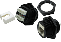    |   RJ-45, STP, Cat5E, 180