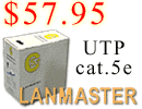  UTP,  LANMASTER   $0.19  